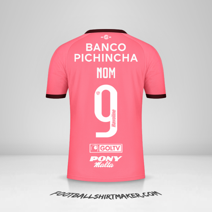 Maillot Barcelona SC 2021 Extérieur -  nom - 9