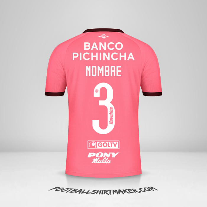 Jersey Barcelona SC 2021 Visita -  nombre - 3