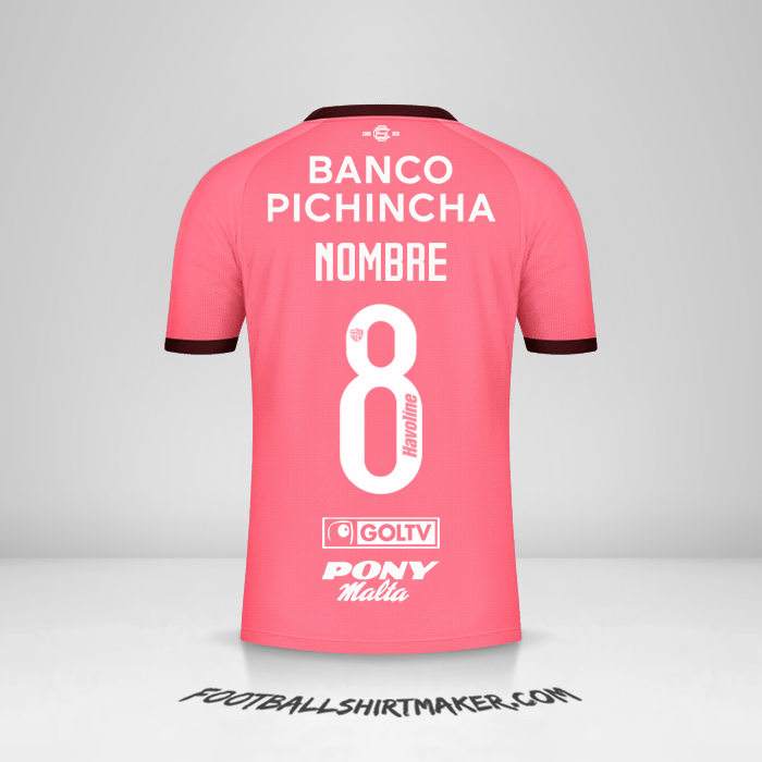 Jersey Barcelona SC 2021 Visita -  nombre - 8
