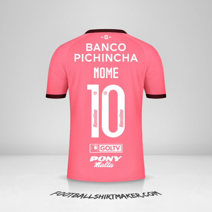 Maglia Barcelona SC 2021 Seconda -  nome - 10