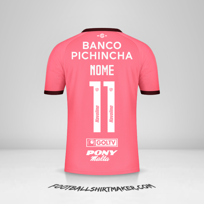 Camisa Barcelona SC 2021 Alternativa -  nome - 11