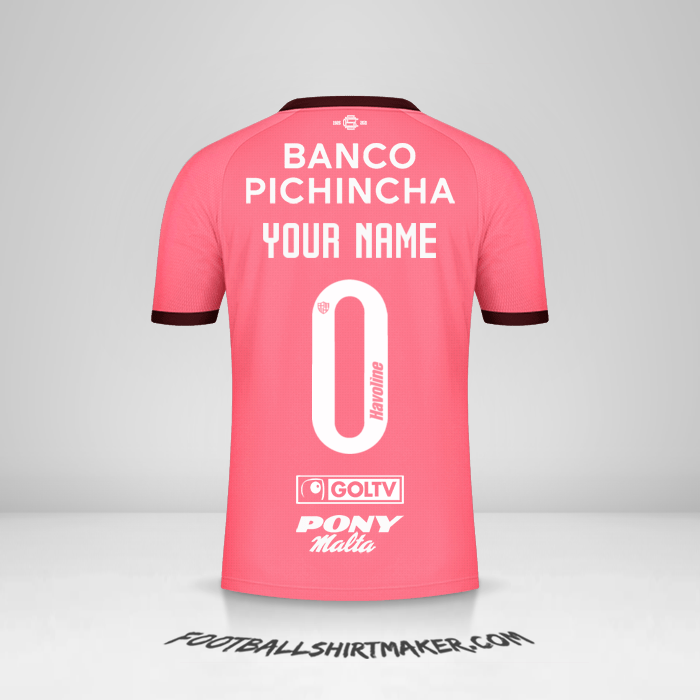 Jersey Barcelona SC 2021 II -  your name - 0