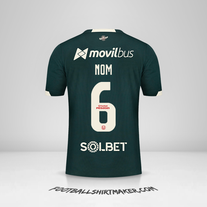 Maillot Universitario 2021 Extérieur -  nom - 6