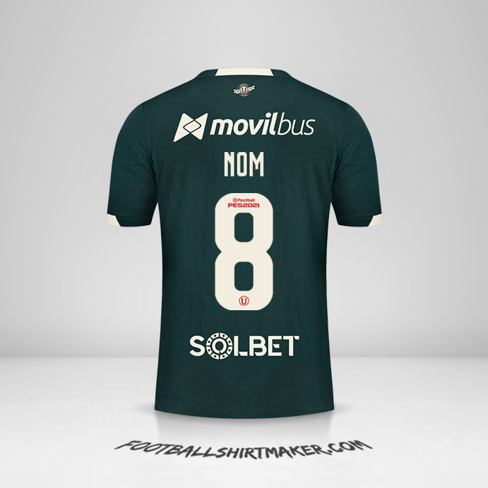 Maillot Universitario 2021 Extérieur -  nom - 8