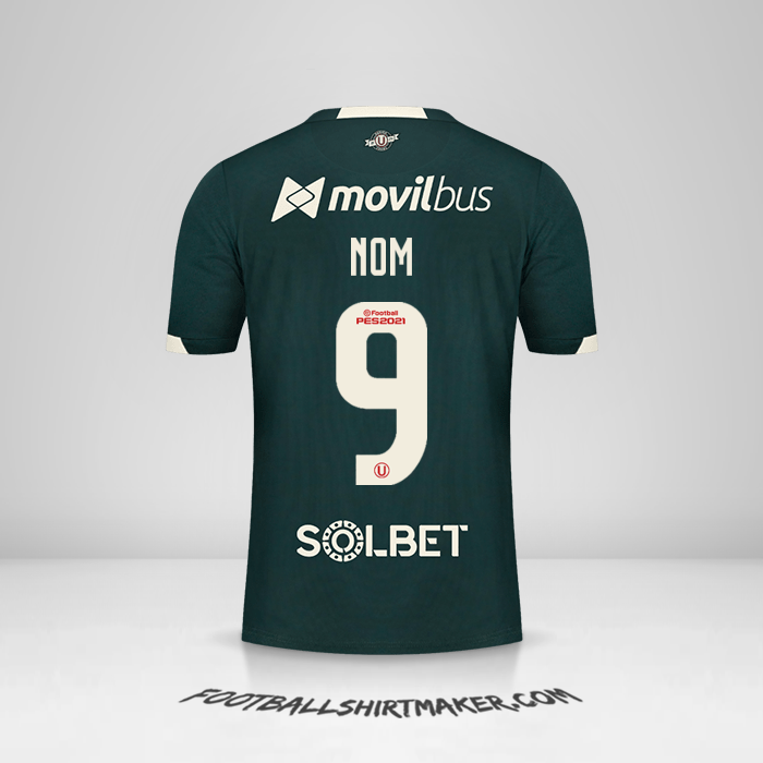 Maillot Universitario 2021 Extérieur -  nom - 9