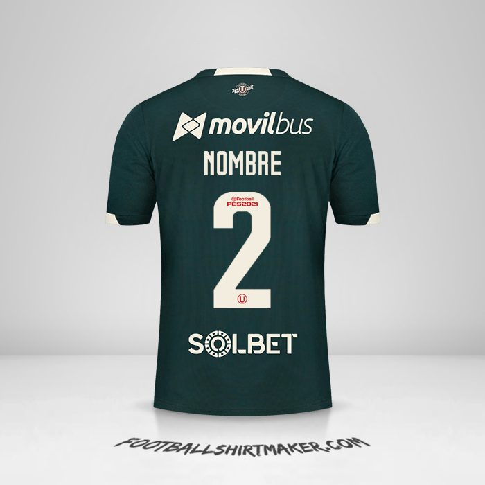 Jersey Universitario 2021 Visita -  nombre - 2