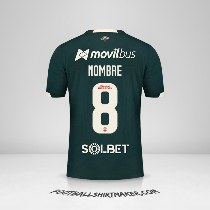 Jersey Universitario 2021 Visita -  nombre - 8