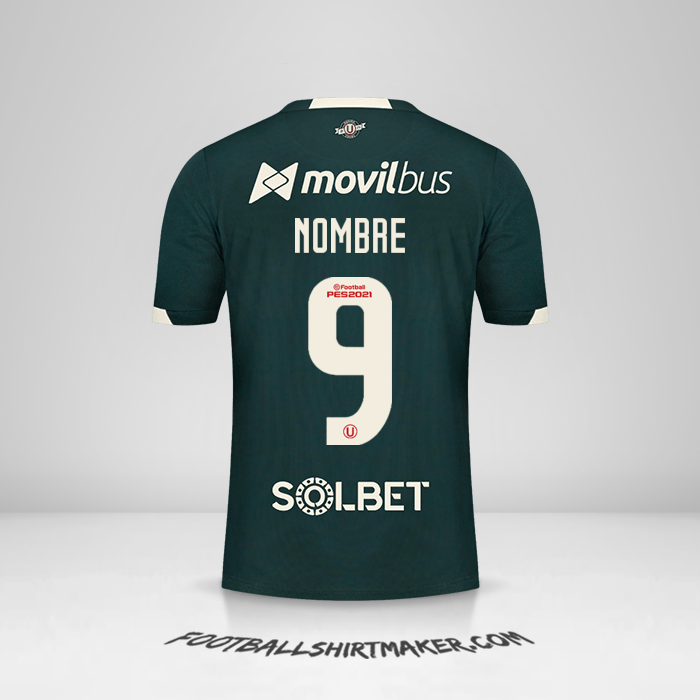 Jersey Universitario 2021 Visita -  nombre - 9