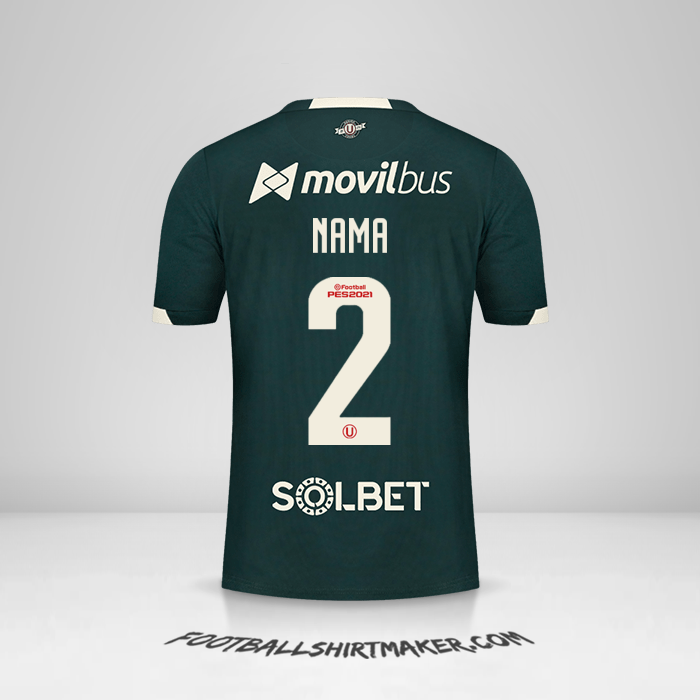 Jersey Universitario 2021 Alternatif -  nama - 2