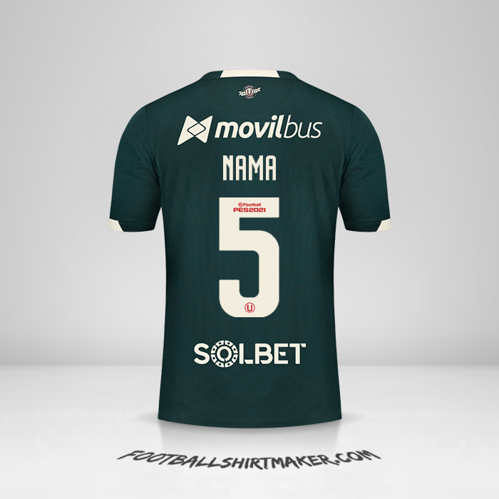 Jersey Universitario 2021 Alternatif -  nama - 5