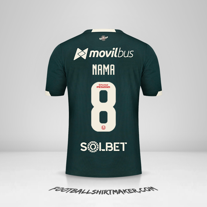 Jersey Universitario 2021 Alternatif -  nama - 8