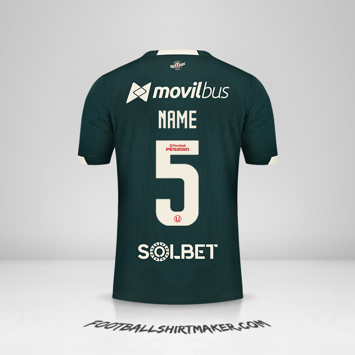 Jersey Universitario 2021 Away -  name - 5
