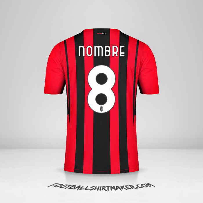 Camiseta AC Milan 2021/2022 -  nombre - 8