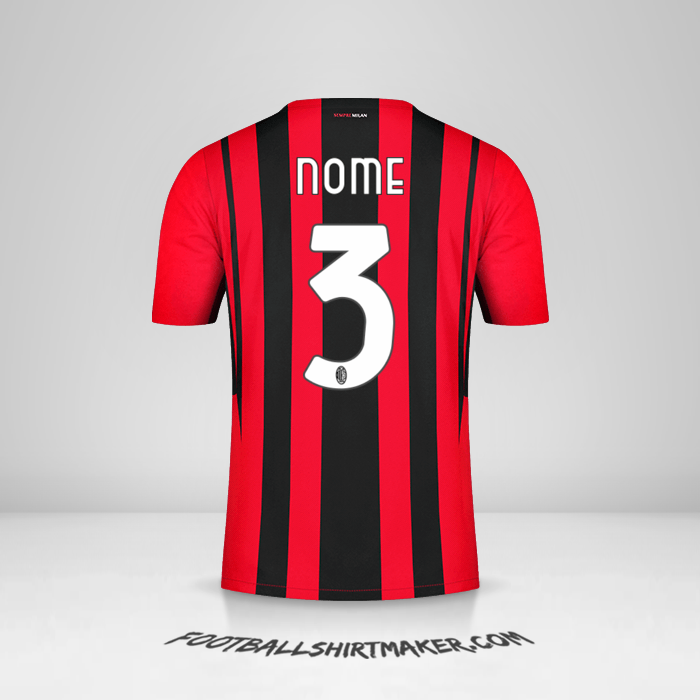 Maglia AC Milan 2021/2022 -  nome - 3