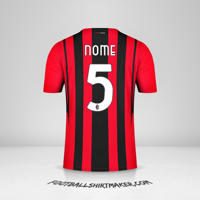 Maglia AC Milan 2021/2022 -  nome - 5