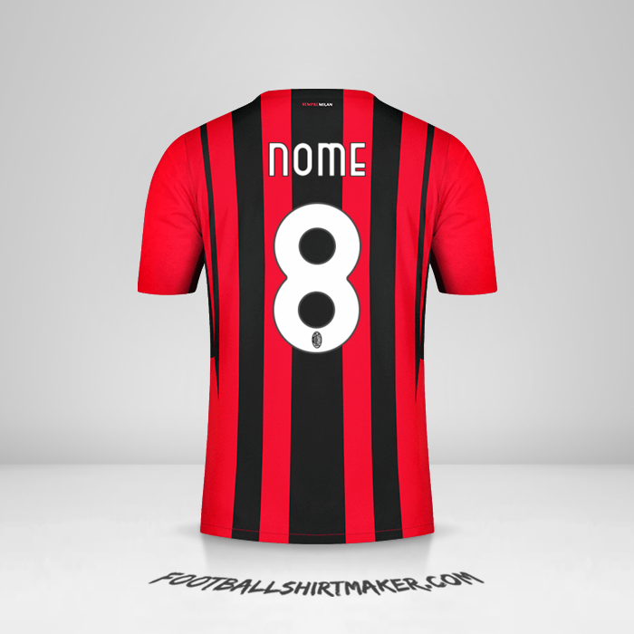 Camisa AC Milan 2021/2022 -  nome - 8