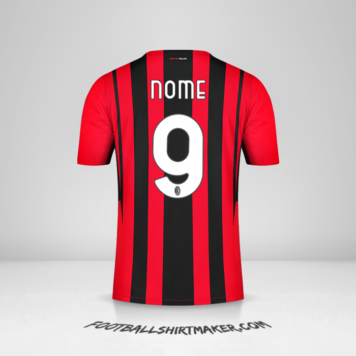 Maglia AC Milan 2021/2022 -  nome - 9
