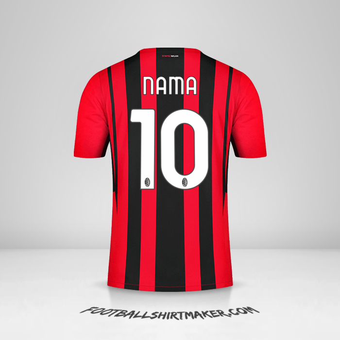 Jersey AC Milan 2021/2022 -  nama - 10