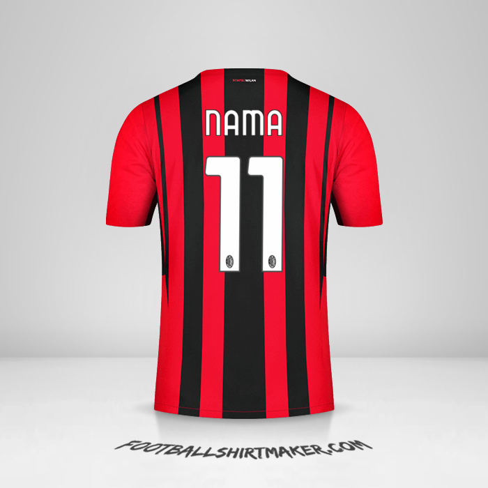Jersey AC Milan 2021/2022 -  nama - 11
