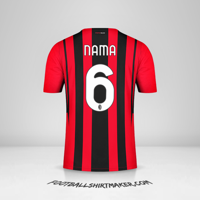 Jersey AC Milan 2021/2022 -  nama - 6