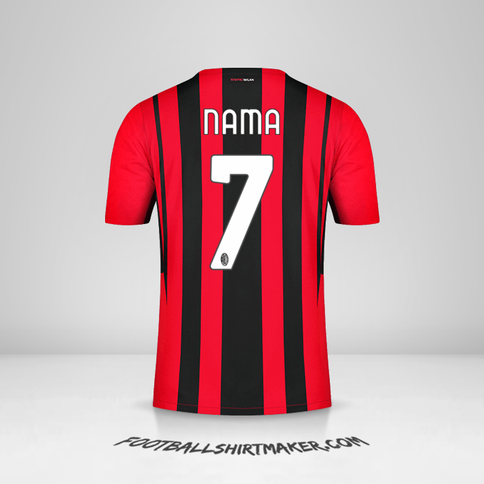 Jersey AC Milan 2021/2022 -  nama - 7
