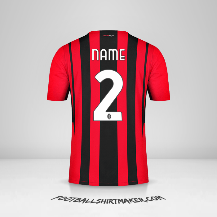 Trikot AC Milan 2021/2022 -  name - 2