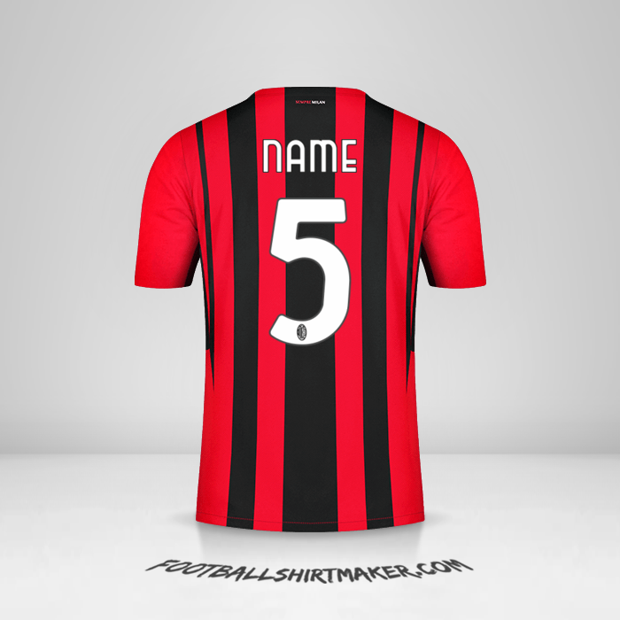 Trikot AC Milan 2021/2022 -  name - 5