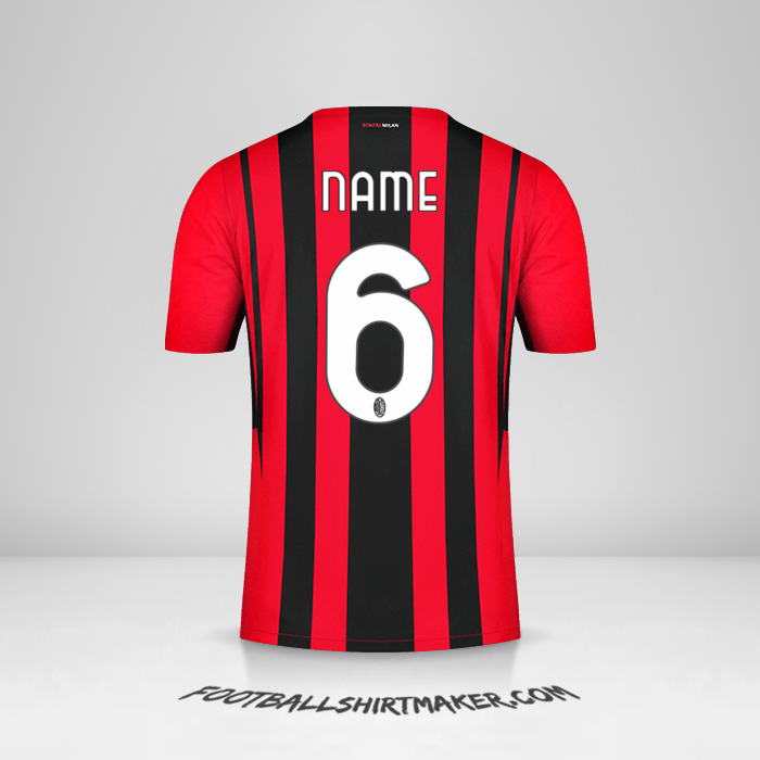 Jersey AC Milan 2021/2022 -  name - 6
