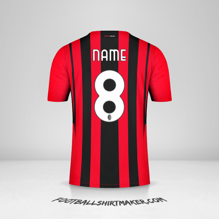 Jersey AC Milan 2021/2022 -  name - 8
