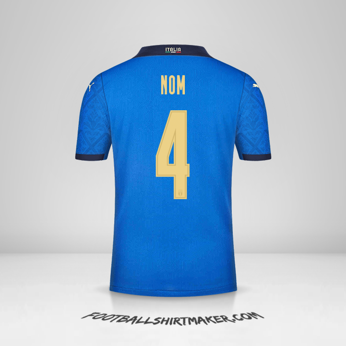 Maillot Italie 2020/2021 -  nom - 4