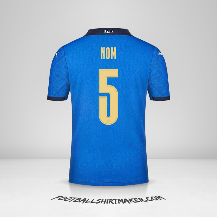 Maillot Italie 2020/2021 -  nom - 5