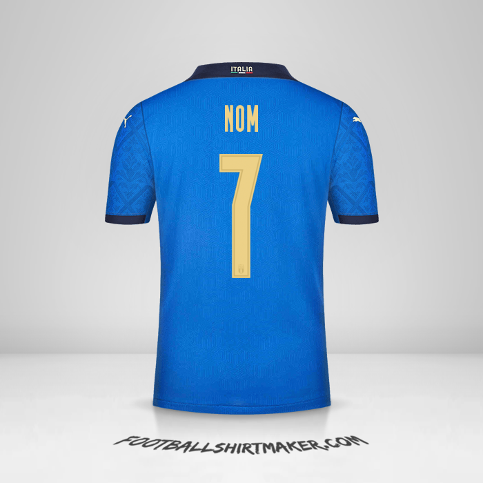 Maillot Italie 2020/2021 -  nom - 7