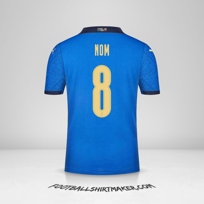 Maillot Italie 2020/2021 -  nom - 8