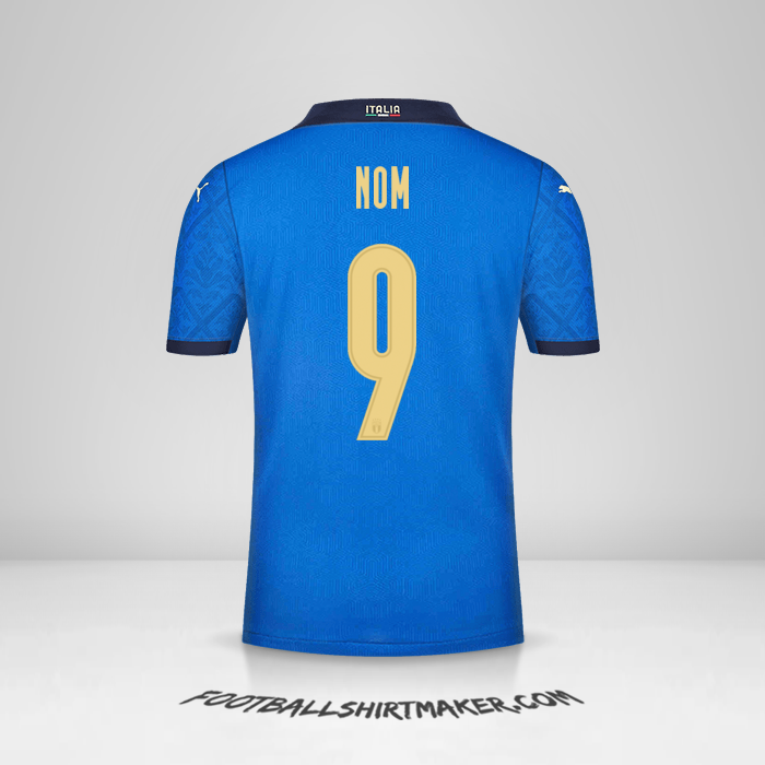 Maillot Italie 2020/2021 -  nom - 9