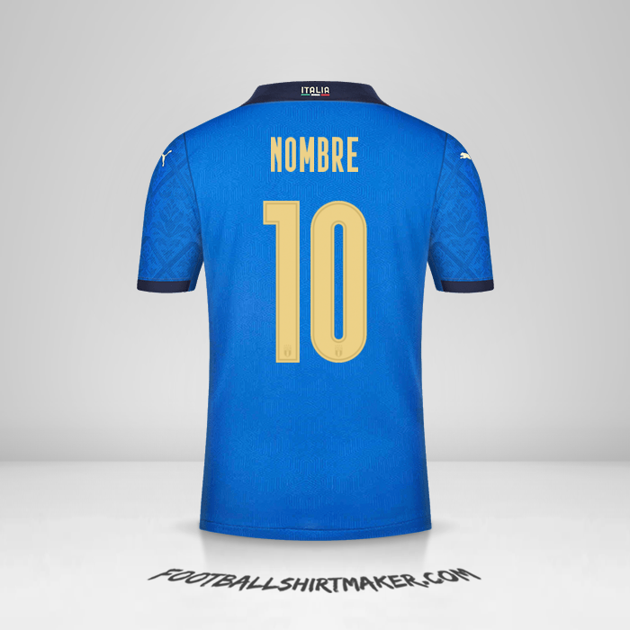 Jersey Italia 2020/2021 -  nombre - 10