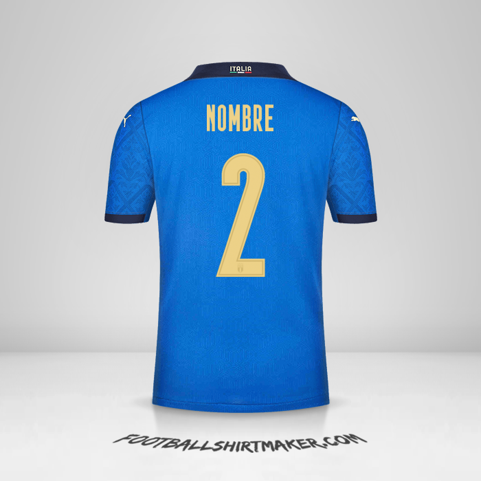 Jersey Italia 2020/2021 -  nombre - 2