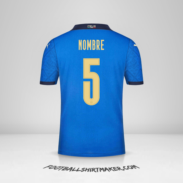 Jersey Italia 2020/2021 -  nombre - 5