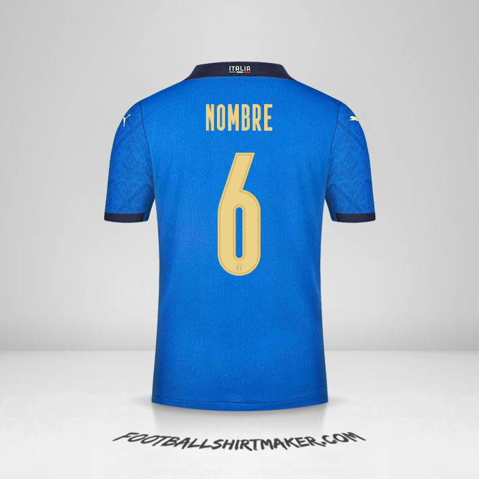 Jersey Italia 2020/2021 -  nombre - 6