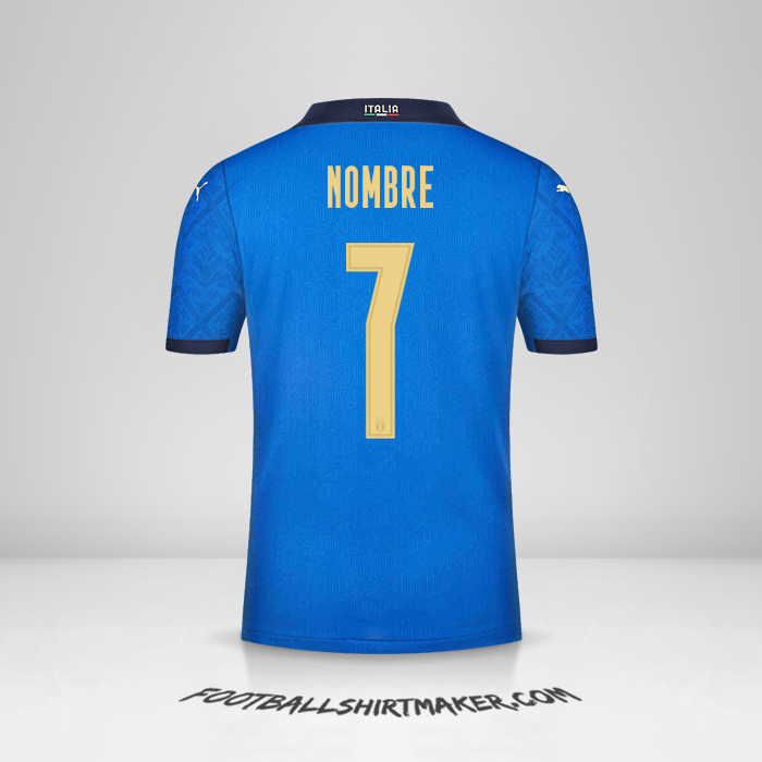 Jersey Italia 2020/2021 -  nombre - 7