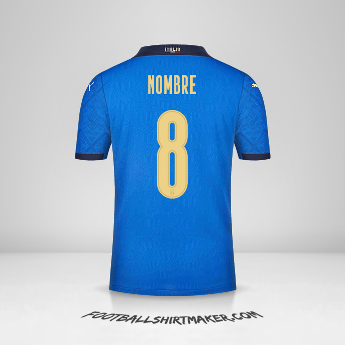 Jersey Italia 2020/2021 -  nombre - 8