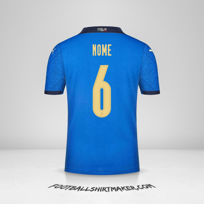 Camisa Itália 2020/2021 -  nome - 6