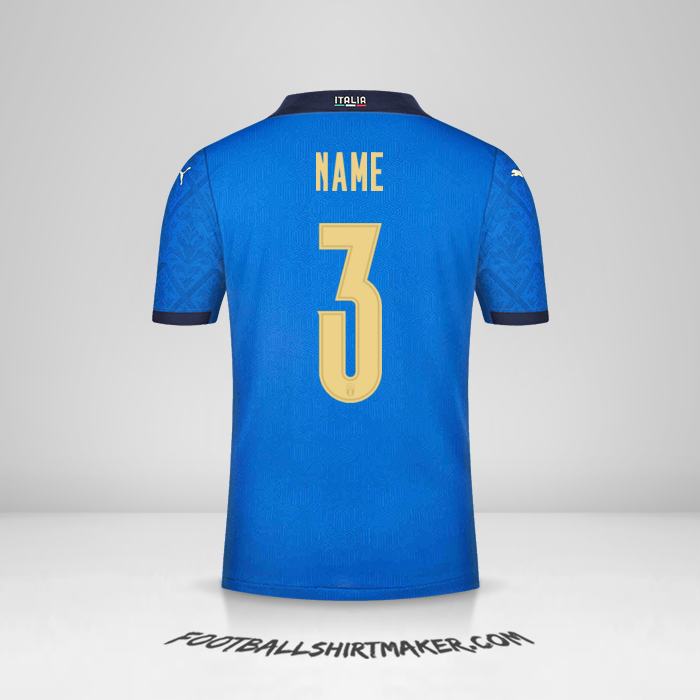 Shirt Italy 2020/2021 -  name - 3