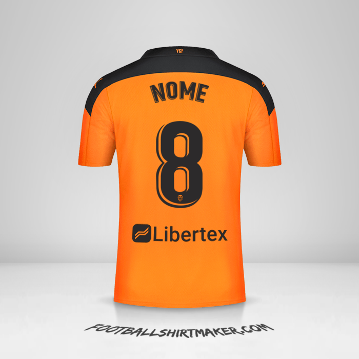 Camisa Valencia CF 2020/21 Alternativa -  nome - 8