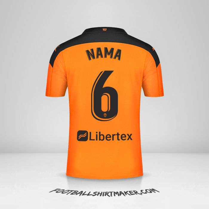 Jersey Valencia CF 2020/21 Alternatif -  nama - 6