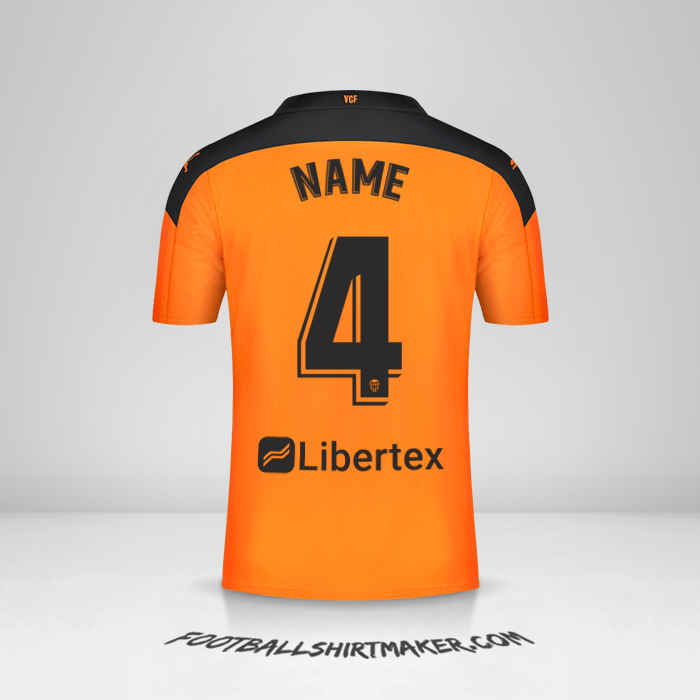 Shirt Valencia CF 2020/21 Away -  name - 4