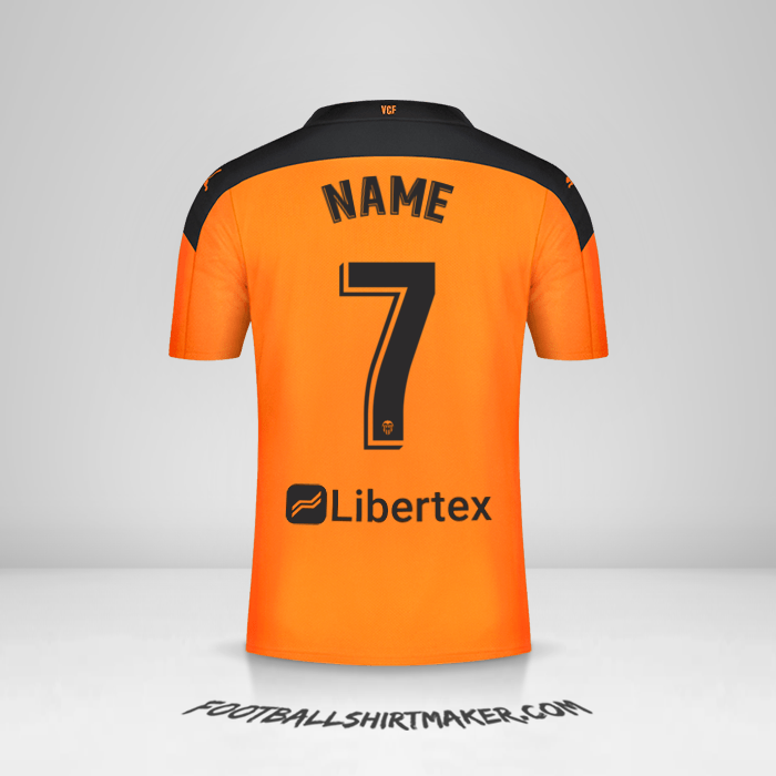 Shirt Valencia CF 2020/21 Away -  name - 7