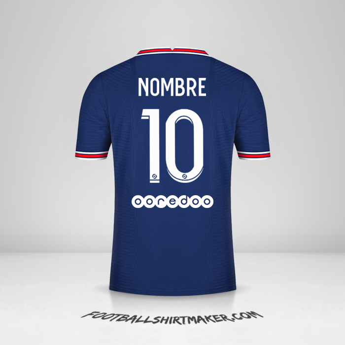 Camiseta Paris Saint Germain 2021/2022 -  nombre - 10