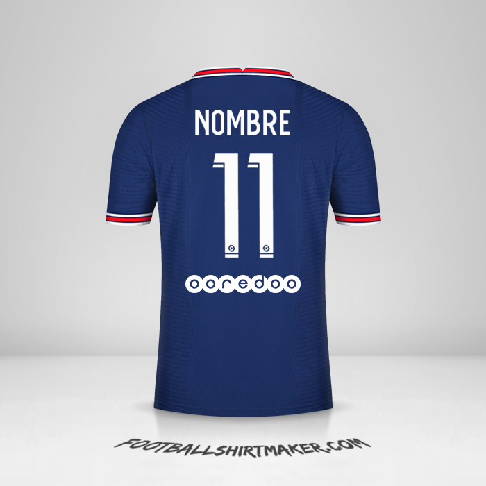 Jersey Paris Saint Germain 2021/2022 -  nombre - 11