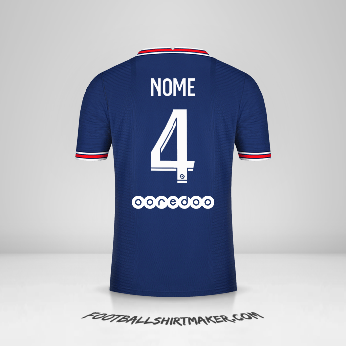 Maglia Paris Saint Germain 2021/2022 -  nome - 4