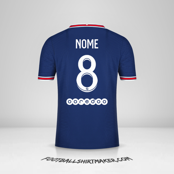 Camisa Paris Saint Germain 2021/2022 -  nome - 8